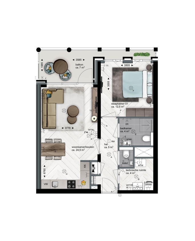 Blossem Gobi (open huis 20 maart!), Blossem Gobi - Type G-C, bouwnummer: G.26, Breda