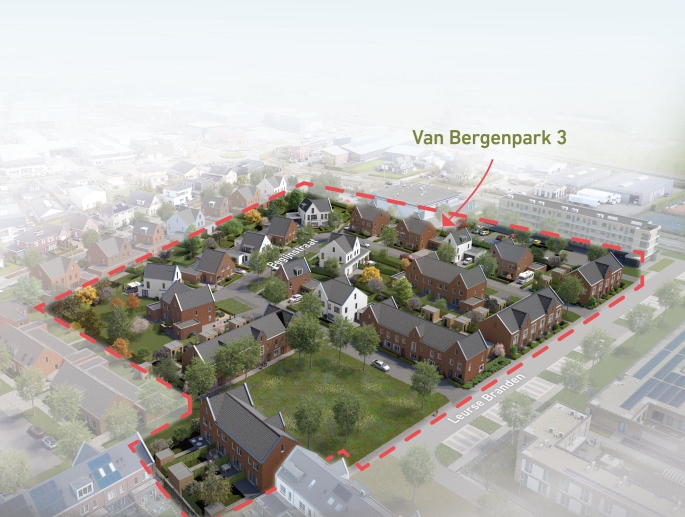 Van Bergenpark fase 3 | Verkoop gestart!, Tussenwoning M, bouwnummer: 93, Etten-leur