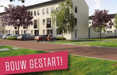 De bouw is begonnen bij Nieuw Mertersem in Breda.