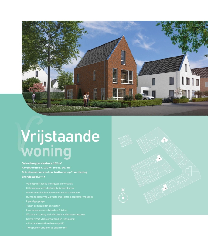 Van Bergenpark fase 3 | Verkoop gestart!, Vrijstaand, bouwnummer: 110, Etten-leur