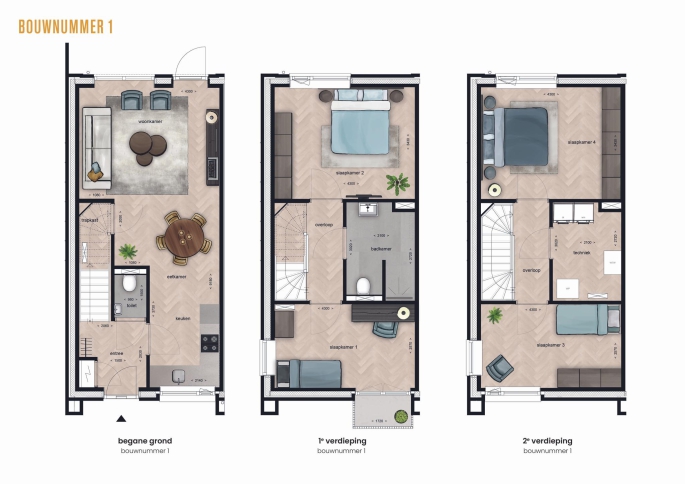 BLOSSEM Rondane - verkoop gestart, BLOSSEM Rondane - Bouwtype 1 (Hoekwoning), Breda