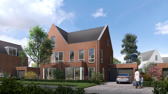 Van Bergenpark Fase 2 woningen (30-9 open huizen dag!), Tweekapper XXL, bouwnummer: 53, Etten-leur