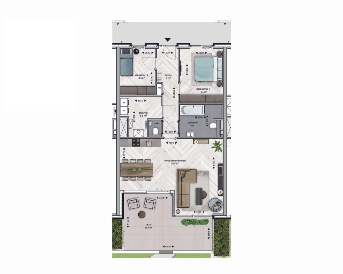 Eureka! District | 50 koopappartementen | Verkoop gestart, Eureka! District - Type 1D', bouwnummer: 0.08, Breda