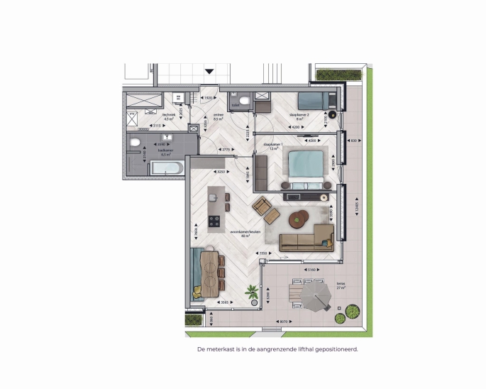 Eureka! District | 50 koopappartementen | Verkoop gestart, Eureka! District - Type 1A', bouwnummer: 0.01, Breda