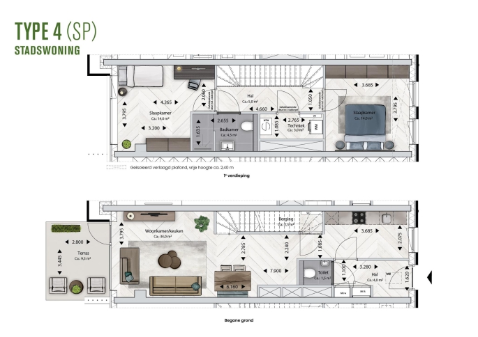 BLOSSEM Edison stadswoningen, BLOSSEM Edison - Type 4sp | Stadswoning, bouwnummer: 0.21, Breda