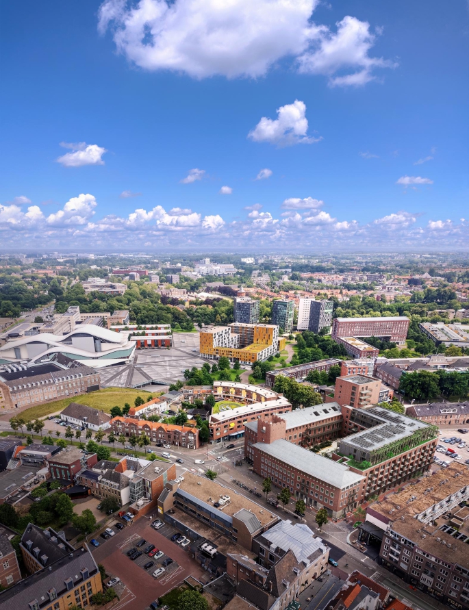 Post Breda - Verlies je hart in hartje Breda! (verkoop gestart), POST Type Kerkzicht (Transformatie) | Appartementen, bouwnummer: B2.07, Breda