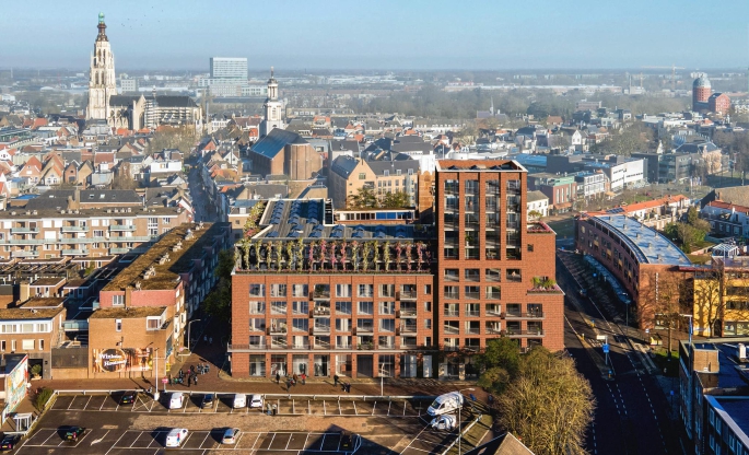 POST Breda, POST Breda Type Akker (Nieuwbouw) | Appartementen, Breda