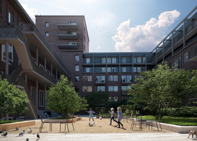 Post Breda - Verlies je hart in hartje Breda! (verkoop gestart), POST Type Keizer (Transformatie) | Appartementen, bouwnummer: B1.02, Breda