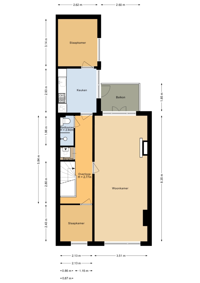 Heuvelstraat 16 A, 4813 GA, Breda