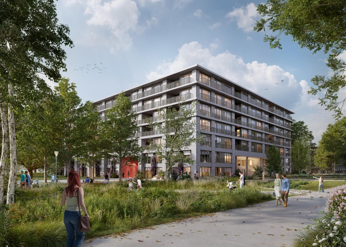 BLOSSEM Edison appartementen, BLOSSEM Edison - Type 3 | Stadswoning, bouwnummer: 0.07, Breda