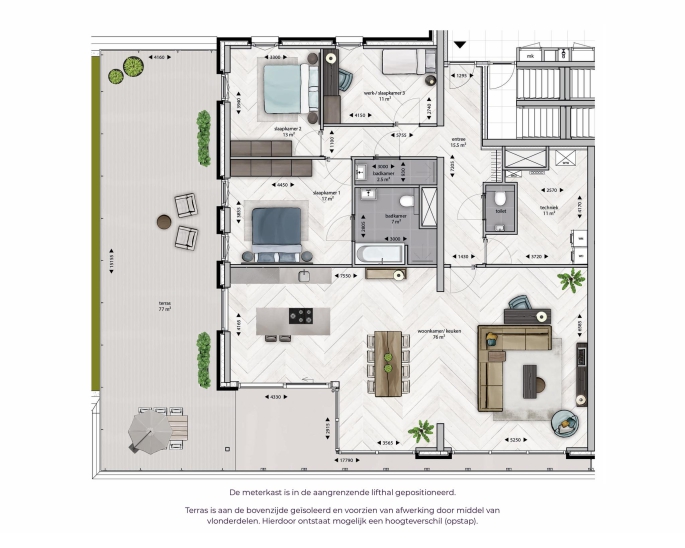 Eureka! District | 50 koopappartementen | Verkoop gestart, Eureka! District - Type 1L, Breda