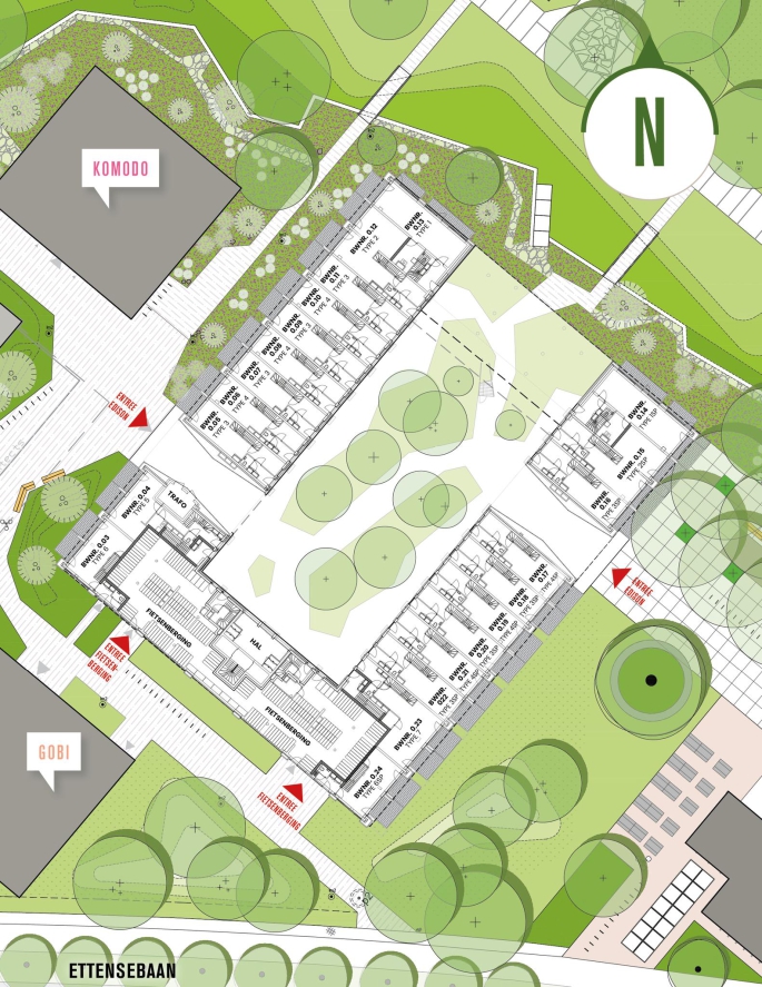 BLOSSEM Edison stadswoningen, BLOSSEM Edison - Type 3sp | Stadswoning, bouwnummer: 0.18, Breda