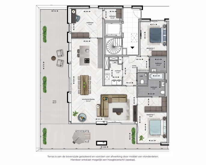 Eureka! District | 50 koopappartementen | Verkoop gestart, Eureka! District - Type 1J, bouwnummer: 3.45, Breda