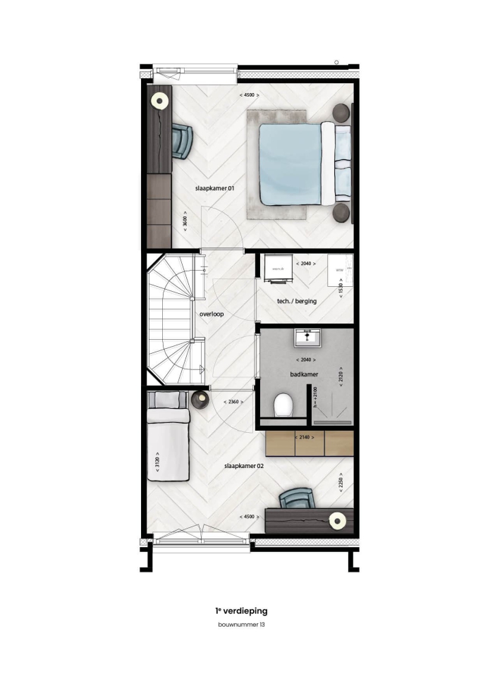 BLOSSEM Bryce | Verkoop gestart, Tussenwoning | Type 7, Breda